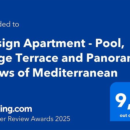 Design Apartment - Pool, Large Terrace And Panoramic Views Of Mediterranean Bandol Ngoại thất bức ảnh