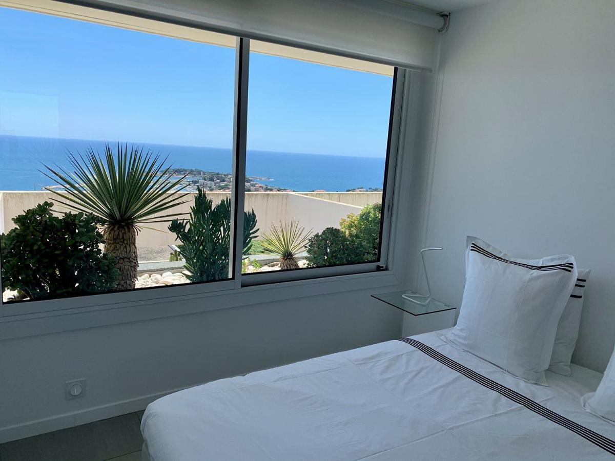 Design Apartment - Pool, Large Terrace And Panoramic Views Of Mediterranean Bandol Ngoại thất bức ảnh