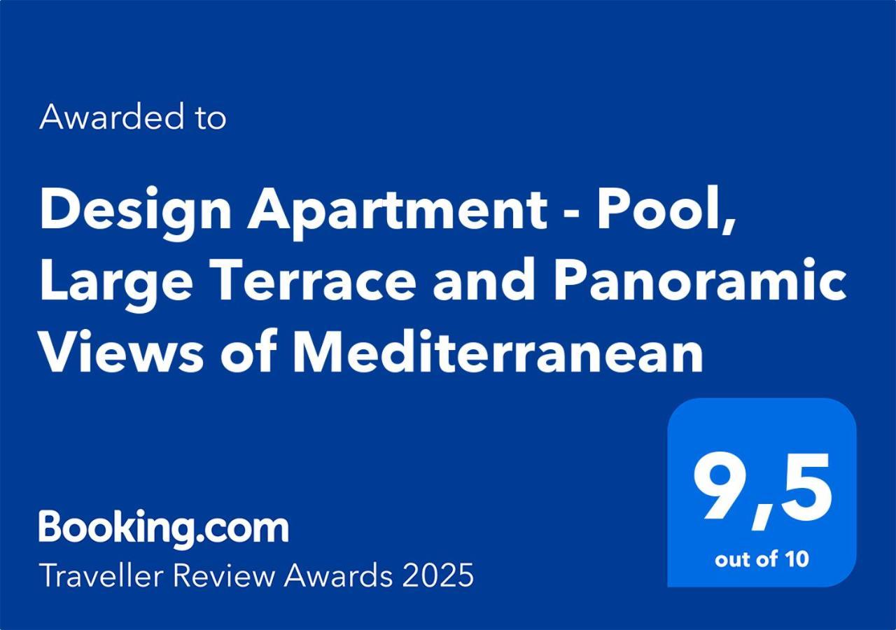 Design Apartment - Pool, Large Terrace And Panoramic Views Of Mediterranean Bandol Ngoại thất bức ảnh